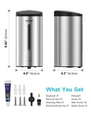 AIKE Wall Mount Automatic Foam Soap Dispenser 25 OZ Commercial Large Capacity Stainless Steel Model AK1205FA(Brushed)