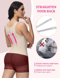 SHAPSHE Waist Trainer for Women, Tummy Control Sports Girdle, Workout Body Shaper with Adjustable Shoulder Strap