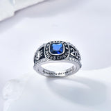 Oseew 2027 Men Birthstone Custom Class College Ring (Yellow Gold)