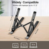 Portable Adjustable Laptop Stand Support Base Suitable for Computer Laptop Cooling Pad
