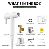 Terapaton RV Bidet Sprayer – All Metal, RV Handheld Bidet with Water Hose & RV Fitting, Wall-Mount Toilet Sprayer for Motorhomes, Fifth Wheels, Trailers & Campers Toilet (WallMount)