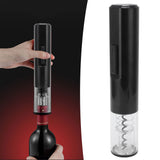 Electric Bottle Opener Automatic Wine Corkscrew Powerful Fast Battery Powered Guide Wheels For Home Kitchen ABS Stainless Steel