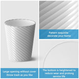 Lysam Bathroom Trash Can 3 Pack, 1.8 Gallon Small Trash Can with Trash Bags