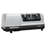 Chef’sChoice Professional Electric Knife Sharpeners Sharpening Station With 100-Percent Diamond Abrasives And Precision Angle Guides For 20-Degree Straight-Edge and Serrated Knives, 3-Stage, Silver
