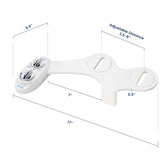 Bidet Attachment for Toilet Seat, Adjustable Water LUXE Bidet