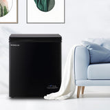 DEMULLER 79L Chest Freezer with Electronic Panel Mini Deep Freezers with Two Wire Baskets Compact Size & Low Noise & Rapid Cooling White