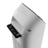 DeLonghi 1500w Ceramic Digital Tower Heater made with recycled materials and packaging, remote, ECO, oscillation