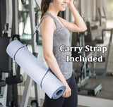 IUGA Yoga Mat Non Slip Anti-tear Yoga Mats Eco Friendly Hot Yoga Mat Thick Workout & Exercise Mat for Yoga, Pilates and Fitness (72"x 24"x 6mm) IUGA