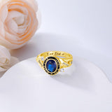 Oseew 2027 Engravable Class Ring for Women High School