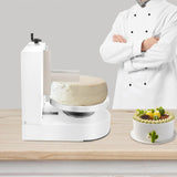 Electric Cake Decorating Machine 200W Cake Cream Smoother, 4-12 Inch Adjustable Cake Frosting Machine with LCD Touch Panel, 60-320RPM Cake Turntable Smoother for Home Bakery Cake Shop