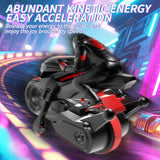 Zingbotem RC Stunt Motorcycle with 360° Rotation, High-Speed Drift Remote Control Bike, 2.4GHz Control, All-Terrain Racing Vehicle with LED Lights