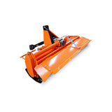 LEDTUS 45” 3 Point Rotary Tiller for 20-30HP Compact Tractors – Cat 1 Cultivator with 540 RPM PTO Drive, 24 Replaceable L-Shaped Tines for Easy Maintenance (45“)