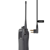 UAYESOK 2 Pin Headset for Motorola CP200 CP200D CLS1110 DTR550 RDU2020 RDU4100 RDU4160D HYT hytera TC-610 Walkie Talkie Ear Hook Surveillance Kit Two Way Radio Earpiece