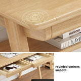 Modern Solid Wood Computer Desk - Simple Writing Desk for Students, Home Office, and Study - Versatile Furniture for Primary & Secondary School Use