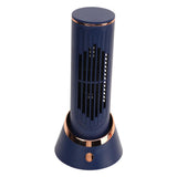 RiToEasysports Bladeless Tower Fan, Stylish 3-Speed with 4000mAh Battery, Portable Fan Compact Design for Dormitory, Small Rooms, Offices, Bedrooms