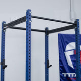 Titan Fitness T-3 Series Blue Short Power Rack, 36in Depth, 1,100 LB Capacity Cage for Weightlifting and Strength Training