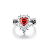 Oseew 2027 Senior Graduation Gift Ring for Women High School (White Gold)