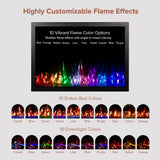 Modern Ember Highmark Traditional 26 Inch Built-in Smart Electric Fireplace Insert | Alexa/WiFi Enabled - Remote Included | Electric Firebox Heater with Multi-Color Flames | 1500W