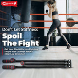 3 Bar Leg Stretcher – Stainless Steel Split Machine MMA Equipment Hamstring Stretcher Device Boosts Range of Motion and Stretching Flexibility – Yoga, Ballet, Dance and Gymnastics Training Equipment Champs MMA