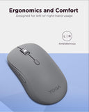 Bluetooth Silent Mouse, 3 Level DPI Adjustment, 36 Month Battery Life, Bluetooth 5.3, 3 Device Paring, Whisper Quiet