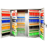 Wall-Mounted Key - Key Cabinet for 320 Keys, Secure Key Sto Box, Key ment Solut for Home & Office