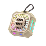 INSMY Shower Bluetooth Speaker, IP67 Waterproof Portable Small Multi Sync 100+ Speakers, Big Volume Booming Bass, 24H Playtime/Floatable/RGB Lights for Outdoor/Kayak/Beach/Golf (Khaki)