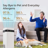 Air Purifier with Pet Cover Attachment – TPA Technology Up to 20X More Effective than HEPA, Ideal for Rooms Up to 450 sqft Airdog