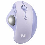 seenda Wireless Trackball Mouse, Ergonomic Bluetooth Mouse,Light Purple