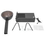 LIWBYYG 1200W Hooded Hair Dryer, Freestanding Salon Hair Dryer Professional Salons Hair Dryers Stand with Wheels and 3 Temp Settings for Salons, Spa, Home