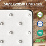 Firm King Mattress 12 Inch - Hybrid Mattress for Spinal Alignment