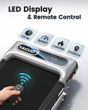 Yagud Walking Pad Treadmill for Home Office, Portable Under Desk Treadmill with Remote Control and LED Display, Walking Jogging Running Machine for Home