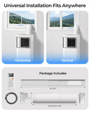 16000 BTU Portable Air Conditioners for Large Room up to 730 sq.ft 5-in-1 Smart AC Unit with WiFi APP/Remote Control, Fast Cooling, Dehumidifier, Quiet Sleep Mode, Window Kit Included