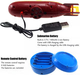 Ouhgnoh Mini RC Boat Toy Remote Control Tourist Submarine Underwater Electric Fish Tank Diving Child's Birthday Present