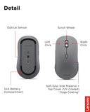 Bluetooth Silent Mouse, 3 Level DPI Adjustment, 36 Month Battery Life, Bluetooth 5.3, 3 Device Paring, Whisper Quiet