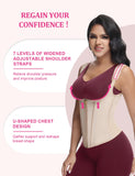 SHAPSHE Waist Trainer for Women, Tummy Control Sports Girdle, Workout Body Shaper with Adjustable Shoulder Strap