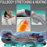 PHONECARE Full Body Stretching Massage Mat with Airbags. 3D Lumbar Traction - Neck, Back, Waist, Hip Relaxation & Pain Relief. Back Massager Pad, Foldable & Portable.