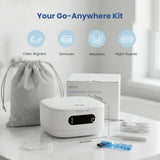 Cordless Ultrasonic Retainer Cleaner with UV - Rechargeable & Portable Retainer Cleaner Machine for Invisalign, Aligners, Night Guards, Mouth Guards, Dentures,Travel Friendly