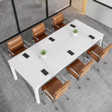Tribesigns 6.5ft Conference Room Table, 78.74" W x 27.56" D Large Office Meeting Table