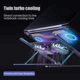 Aluminum Adjustable Laptop Stand for Tablet Support Notebook Stand Cooling Fan Pad