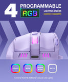 UtechSmart Venus Pro Wireless MMO Gaming Mouse, 16,000 DPI Optical Sensor, Wired/Wireless Dual Modes