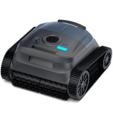 Pondee X5 Robotic Pool Vacuum for Inground Pools, Cordless Cleaner w/ Smart Navigation, 4 Cleaning Modes, 180-Min Runtime, 5550 GPH Suction, Covers up to 3,229 sq.ft, Wall & Waterline