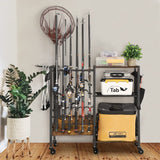 Fishing Rod Holders Fishing Gear Fishing Equipment Organizers Fishing Pole Holders Fishing Rod Tackle Cart Olakee