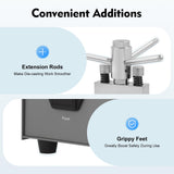 Split Dental Flexible Denture Machine, 110V 400W Flexible Denture Injection System with Heater & Heat Press