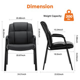 Sweetcrispy Waiting Room Chairs Set of 2, Executive Office Guest Chairs