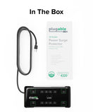 Plugable Surge Protector Power Strip with USB and 12 AC Outlets