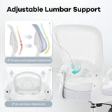 Office Chair,Ergonomic Mesh Desk Chair with Adjustable Lumbar Support,Computer Chair with Flip-up Armrests,