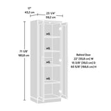 Sauder HomePlus Storage Cabinet/ pantry cabinets, Salt Oak finish