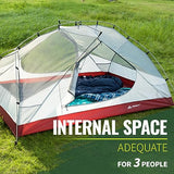 Forceatt Tent 3 Person Camping Tent, Waterproof and Windproof 3-4 Seasons Ultralight Backpack Tent, can be Installed Immediately, Suitable for Hiking, Camping, Outdoor…