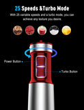 Powerful Immersion Blender handheld, 2025 New Update Hand Blender, Scratch-Resistant Corded Hand Mixer with Heavy-Duty Copper