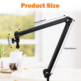 XCELLENT GLOBAL XG Hair Dryer Stand, Multi Angle Adjustable Blow Dryer Stand Hands Free with Universal Clamp - Allow You to Dry Hair Hand Freely